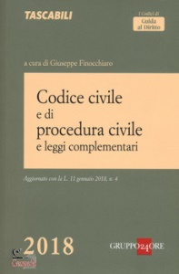 FINOCCHIARO GIUSEPPE, Codice civile e codice di procedura civile 2018