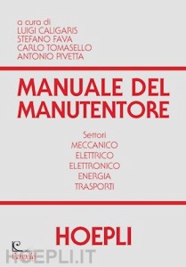 CALLIGARIS-FAVA-..., Manuale del manutentore