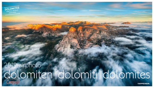 AA.VV., Calendario 2019 Dolomiti airphoto