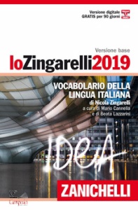 ZINGARELLI NICOLA, Lo zingarelli 2019 versione base