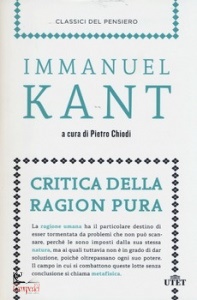 KANT IMMANUEL, Critica della ragion pura