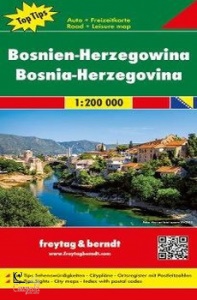 FREYTAG & BERNDT, Bosnia  Carta Stradale e turistica  1:200.000