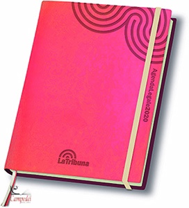 LA TRIBUNA, Agenda Legale Pocket 2020 colore Rosso corallo