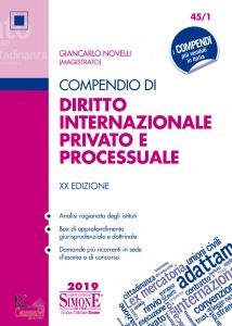 NOVELLI GIANCARLO, Compendio di Diritto Internazionale Privato