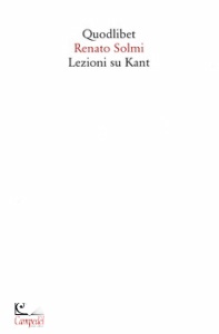 SOLMI RENATO, Lezioni su Kant