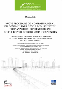 AGLIATA MARCO, Nuove procedure dei contratti pubblici e contratti