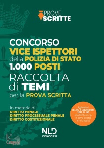 NEL DIRITTO EDITORE, 1000 vice ispettori polizia di Stato