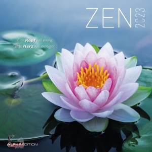 ALPHA EDITION, Calendario da muro 30x30 cm zen 2023