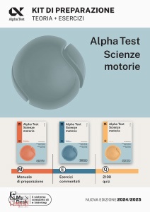 ALPHA TEST, Scienze Motorie Kit di preparazione Manuale