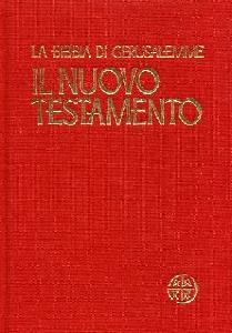 AA.VV., Nuovo Testamento.Bibbia di Gerusalemme. Tela rossa