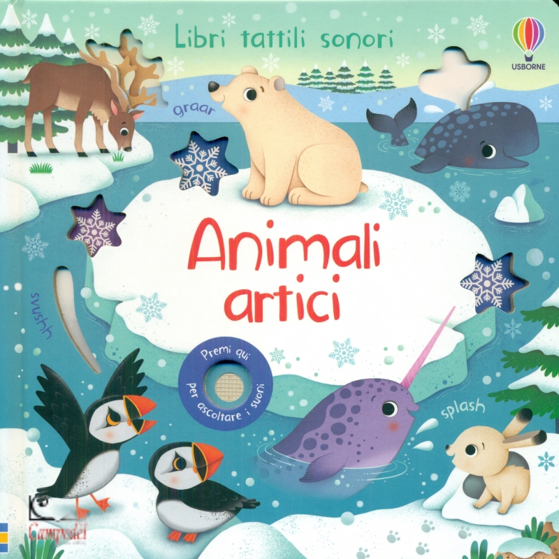 TAPLIN SAM, Animali artici Libri tattili sonori in