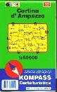 , Carta turistica 1:50000 n. 55 Cortina d