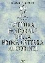 BRUNINI MARCELLO, Lettura pastorale della prima lettera ai Corinzi