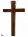 immagine di Croce per comunione in legno con cordoncino