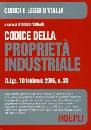 FERRARI GIORGIO, Codice della propriet industriale