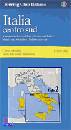 , Italia centro sud. Carta stradale 1:500.000