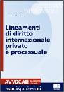 BRUNI ALESSANDRO, Lineamenti di diritto inter. privato e processuale