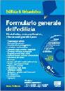 DI NICOLA MARIO, Formulario generale dell