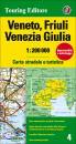 TOURING CLUB T.C.I., Veneto Friuli Venezia Giulia  1:200.000