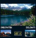 CALENDARIO, Dolomiti 2010  17x17 (orrizontale)