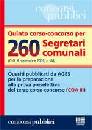 AA.VV., 260 Segretari comunali (quinto corso-concorso)