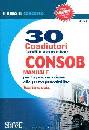 AA.VV., 30 coadiutori Consob Profilo economico Manuale
