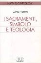 MAZZANTI GIORGIO, Sacramenti simbolo e teologia  Introduzione