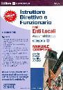 AA.VV., Istruttore direttivo e funzionario  Enti Locali