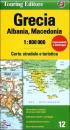 TOURING, Grecia Albania Macedonia 1:800000