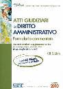 AA.VV., Atti giudiziari. Diritto amministrativo formulario