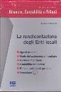CIVETTA ELISABETTA, La rendicontazione degli enti locali