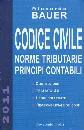BAUER RICCARDO, Codice civile Norme tributarie