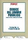 RAUSEI - TIRABOSCHI, Codice del lavoro pubblico