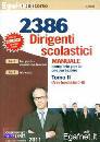 EDIZIONI SIMONE, 2386 dirigenti scolastici manuale  Tomo II