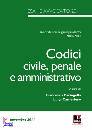 CARINGELLA CAMERIERO, Codici civile penale e amministrativo