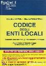 NAPOLI - PIGNATELLI, codice degli enti locali