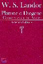 LANDOR WALTER S, platone e diogene