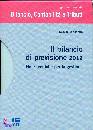 CIVETTA ELISABETTA, Il bilancio di previsione 2012