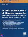 BASSI GIUSEPPE, I servizi pubblici locali di rilevanza economica