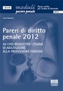 SANSONE LUCA, Pareri di diritto penale 2012