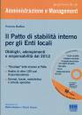 RUFFINI PATRIZIA, Il patto di stabilit� interno per gli Enti Locali
