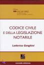 GENGHINI LODOVICO, Codice civile e della legislazione notarile