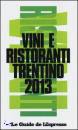 immagine di guida vini e ristoranti trentino 2013