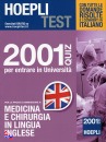 HOEPLI TEST, 2001 quiz medicina e chirurgia in lingua inglese