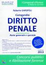 GAROFOLI ROBERTO, Compendio di diritto penale (generale e speciale)
