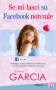 GARCIA EMMA, se mi lasci su facebook non vale