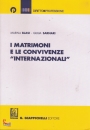 BLASI - SARNARI, I matrimoni e le convenienze internazionali