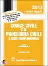 BARTOLINI FRANCESCO, Codice civile e di procedura civile 2013