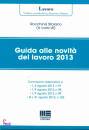 STAIANO ROCCHINA /ED, Guida alle novit del lavoro 2013
