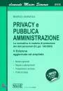 LOCORATOLO BEATRICE, Privacy e pubblica amministrazione